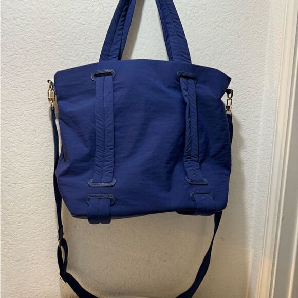 Laundry By Shelli Segal Tote blue bag zip top - Picture 5 of 10